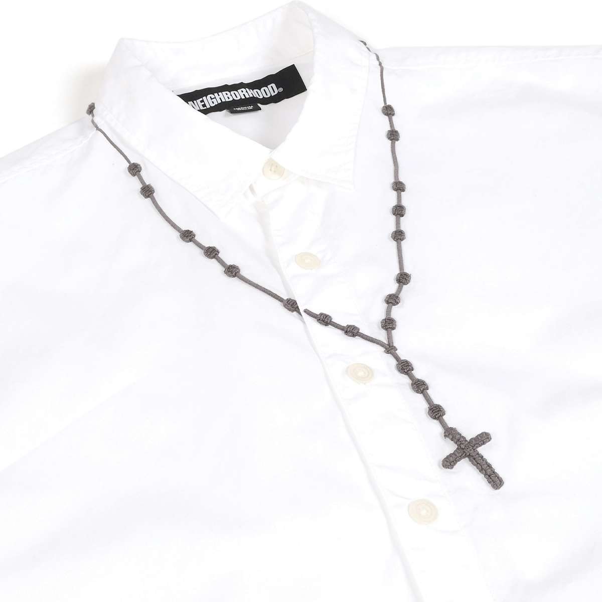 Neighborhood Cross Embroidery Shirt | FIRMAMENT - Berlin Neighborhood Cross Embroidery Shirt | FIRMAMENT - Berlin