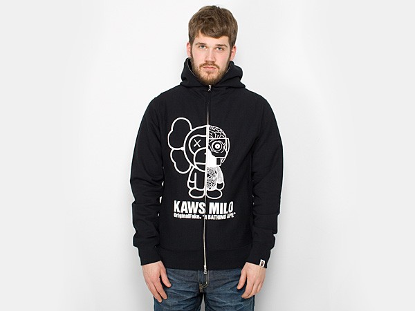 A Bathing Ape Original Fake Kaws Milo Hooded Sweatshirt