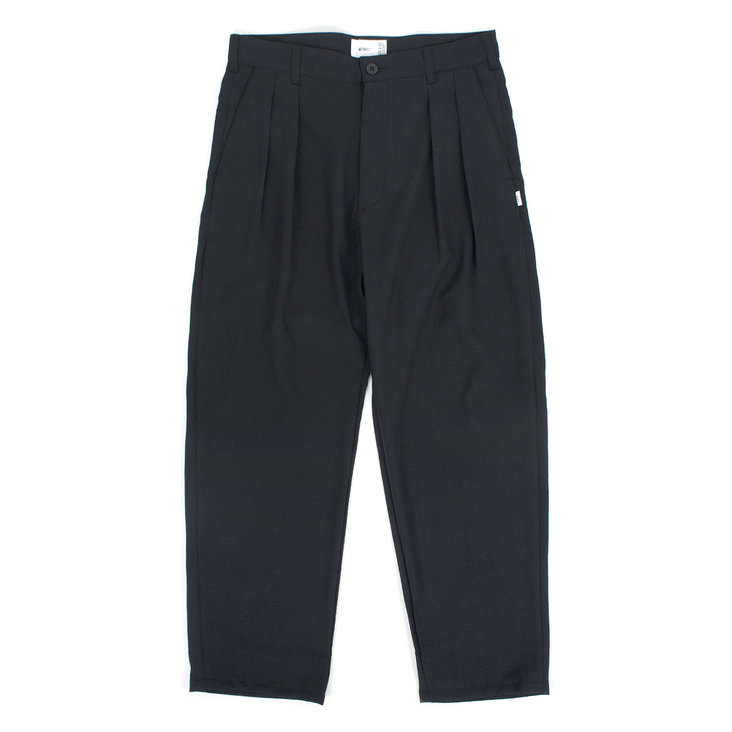 【USA製】80s〜 TOWNCRAFT two-tuck slacks WOLFHOSE 80's Euro Vintage Tuck Slacks Pants 102 Black