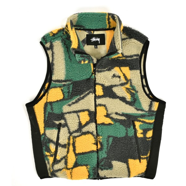 Stussy Block Sherpa Vest