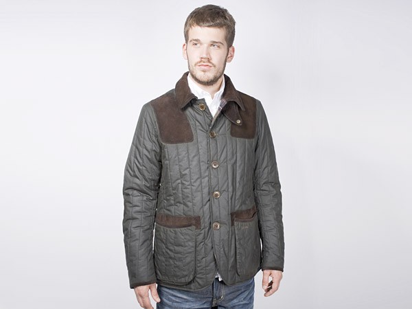 Barbour Beacon Heritage Sporting Wax Quilt Jacket