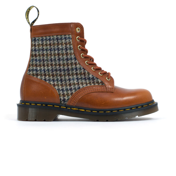 Dr. Martens 1460 Pascal 8 Eye Harris Tweed Boot 41756200 Brown