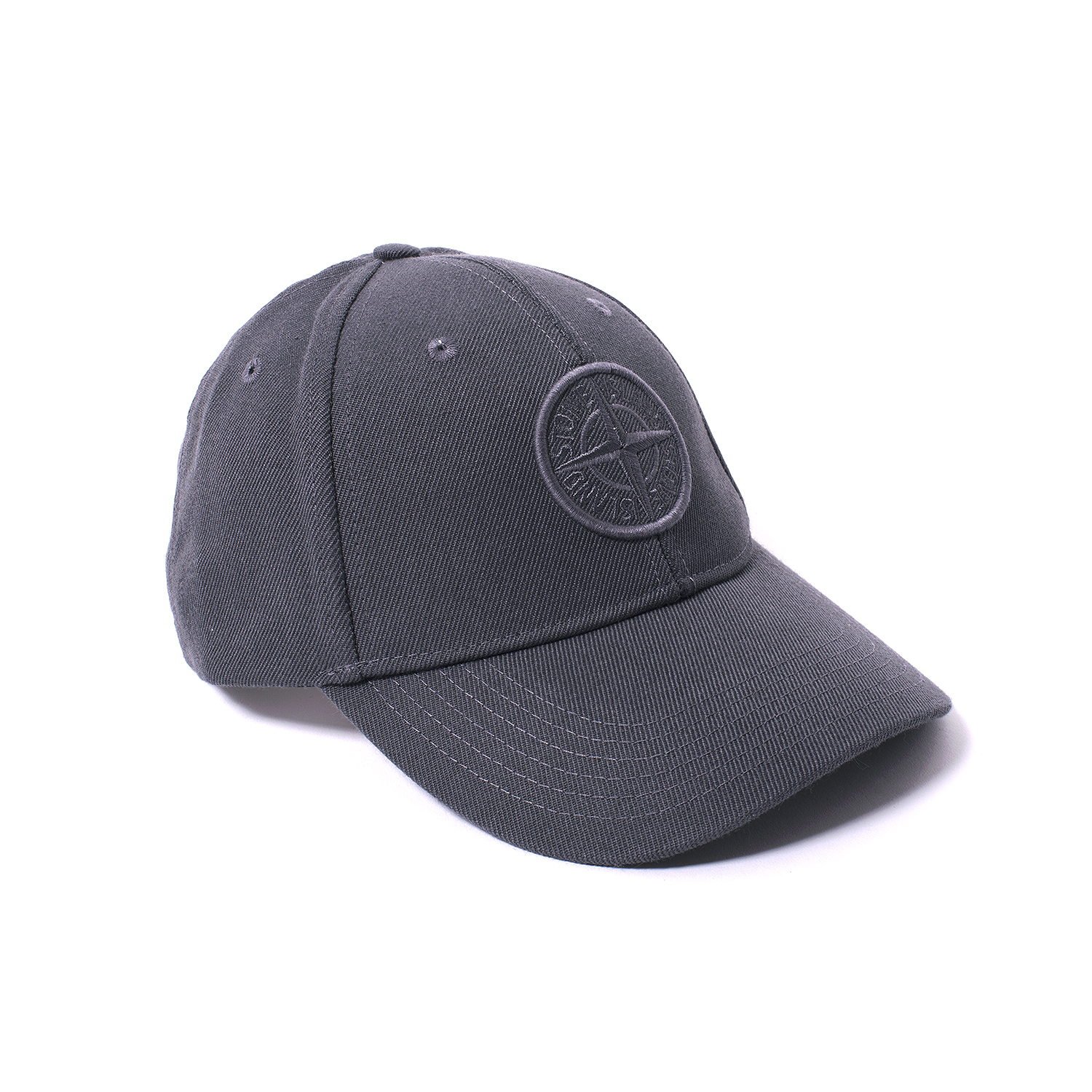 stone island classic embroidered baseball cap