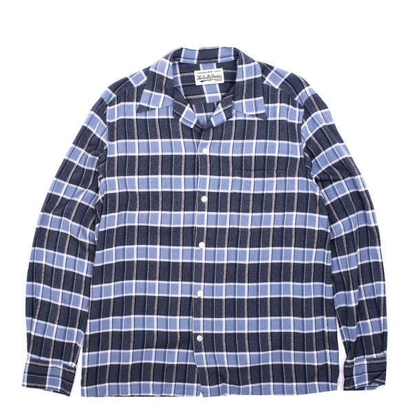 Wacko Maria Ombray Check Open Collar Shirt