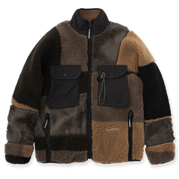 and Wander Mix Boa Jacket 5745281057 Brown